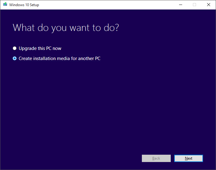 03 - Win10 media creation